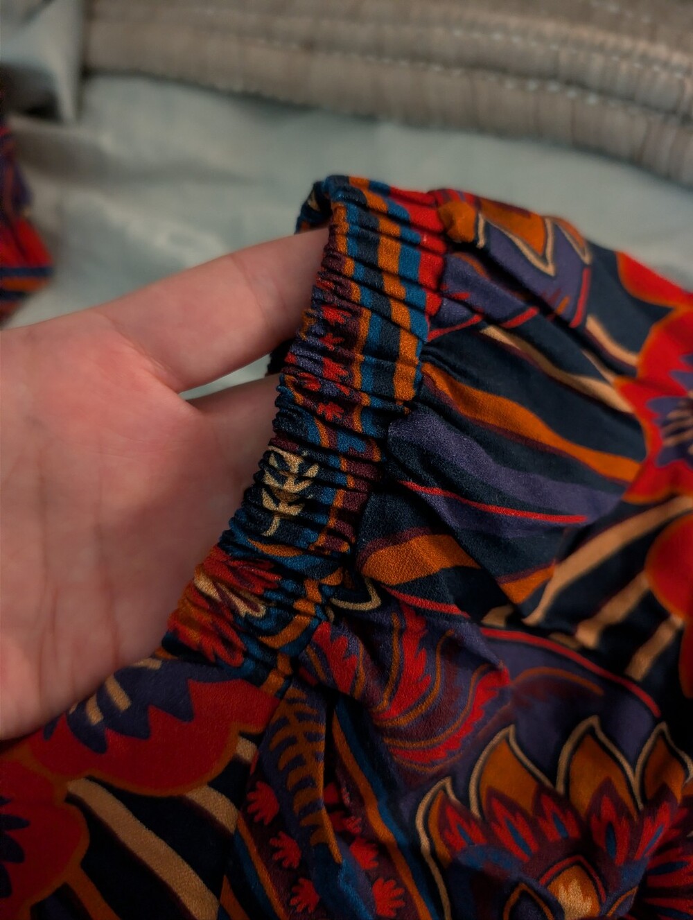 Farm Rio Macaw Arabesque Maxi Dress Eco-Viscose XS V-neck Puff Sleeve - Picture 10 of 10